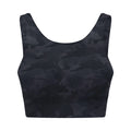 Sport Bra With Round Neck And Sport Vest With Hollow Out