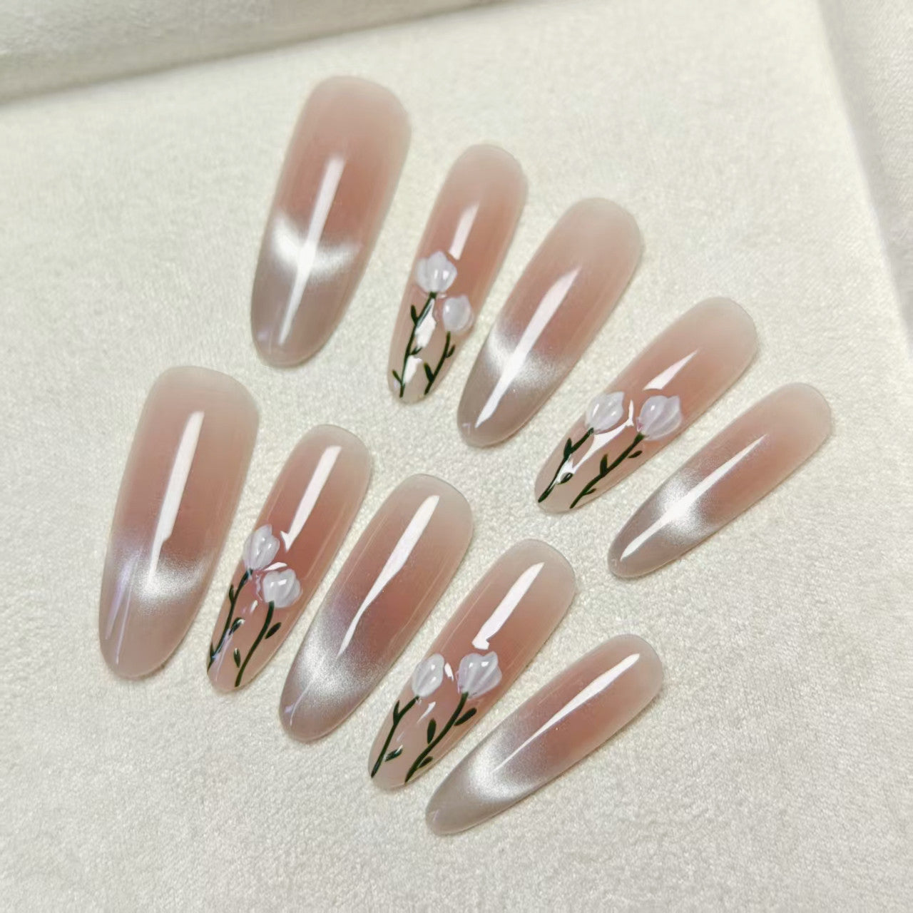 Lady's Light Luxury Handmade Press-on Nails
