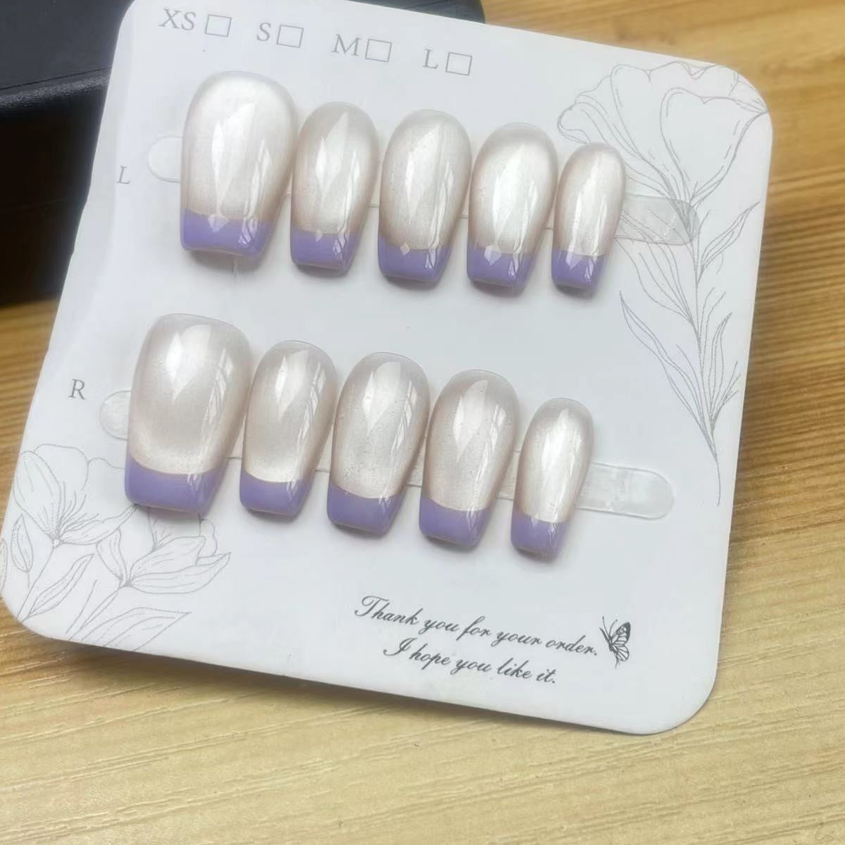 Lady's Light Luxury Handmade Press-on Nails